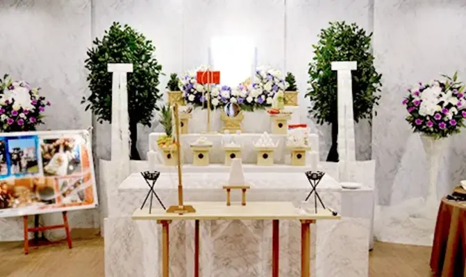 お葬式のむすびす(西葛西セレモニーホール)で葬儀を行なった写真