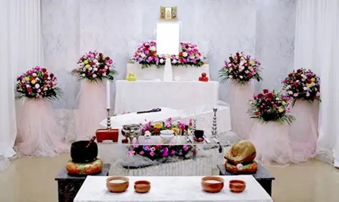 お葬式のむすびす(西葛西セレモニーホール)で葬儀を行なった写真