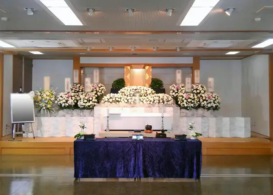 高蔵寺で葬儀を行なった写真