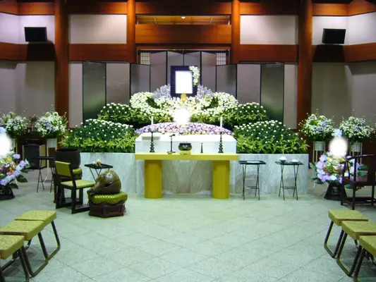 泉龍寺 別院で葬儀を行なった写真