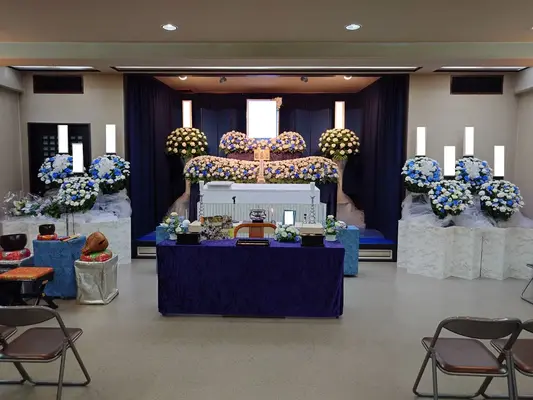 和光寺で葬儀を行なった写真