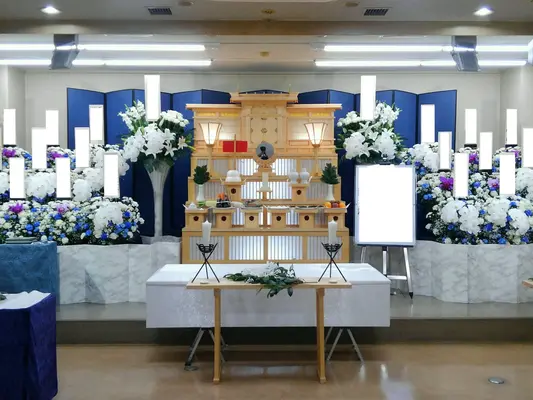 一休庵 久保山式場で葬儀を行なった写真