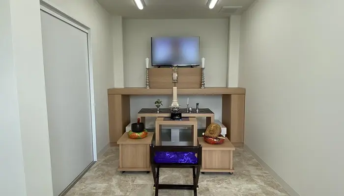 小さなお葬式 桂ホールで葬儀を行なった写真