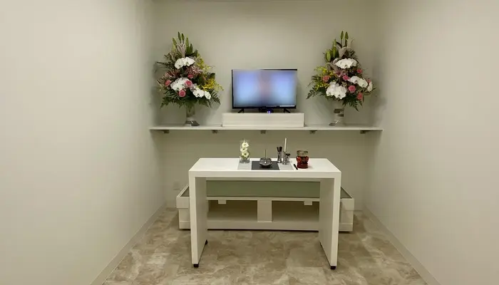 小さなお葬式 桂ホールで葬儀を行なった写真