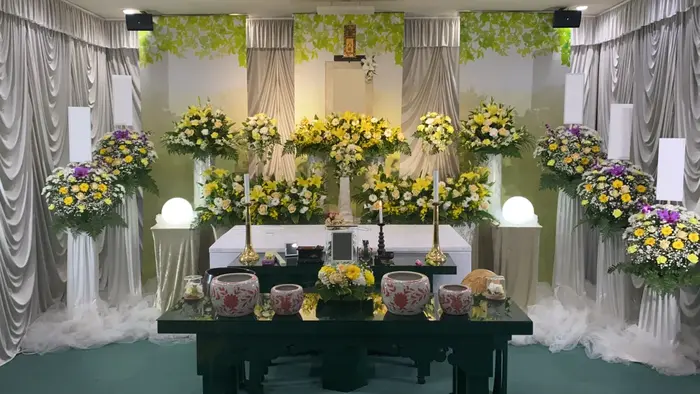 アイユーメモリーで葬儀を行なった写真