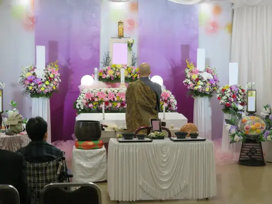 アイユーメモリーで葬儀を行なった写真