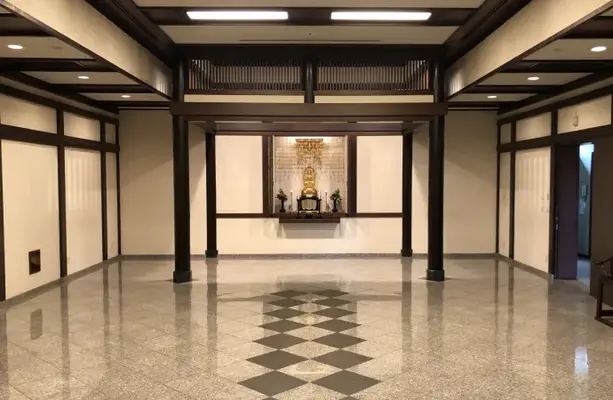 源永寺で葬儀を行なった写真