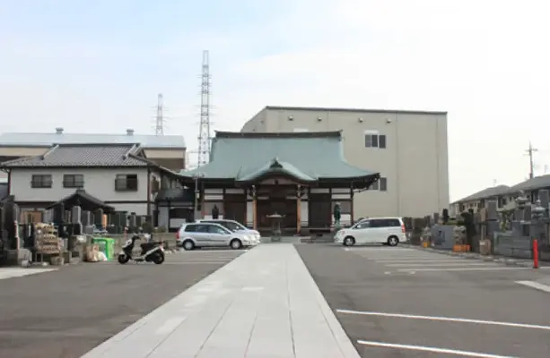 正源寺で葬儀を行なった写真