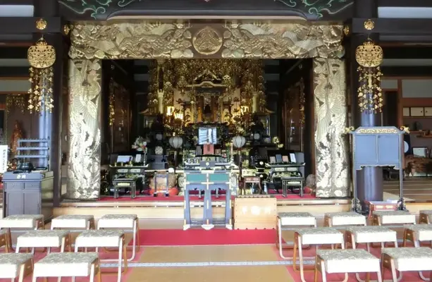 錫杖寺で葬儀を行なった写真