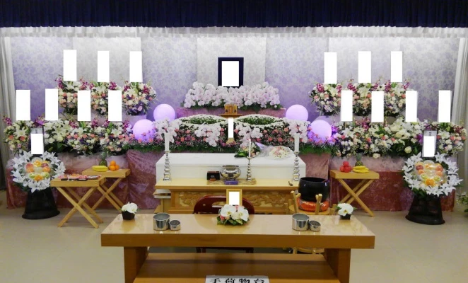 フェイスセレモニーホールで葬儀を行なった写真