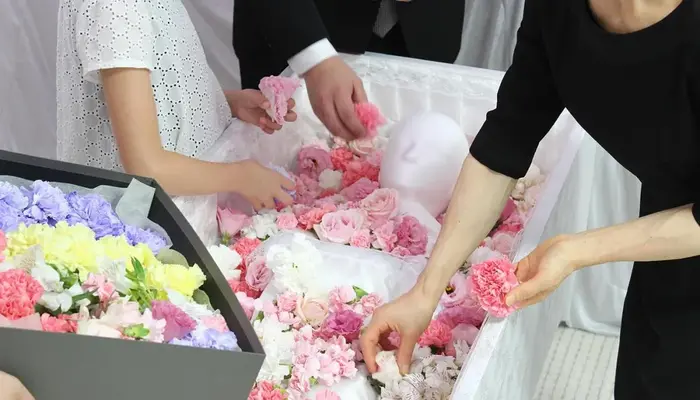 グローバルケアで葬儀を行なった写真