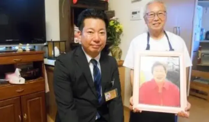 グローバルケアで葬儀を行なった写真