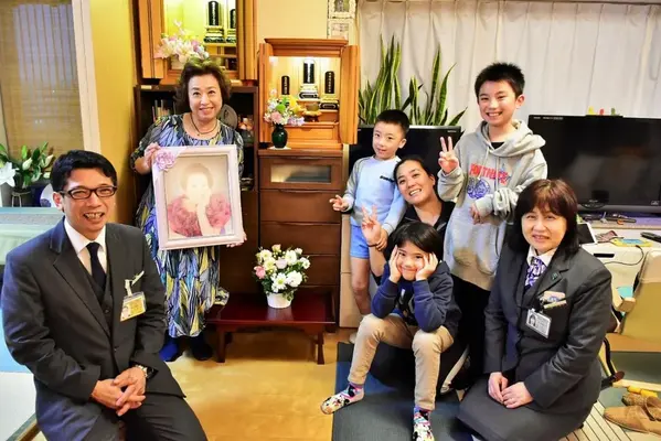 グローバルケアで葬儀を行なった写真