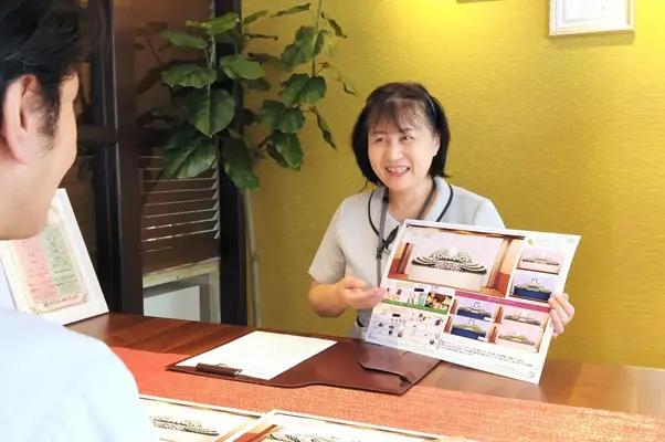 グローバルケアで葬儀を行なった写真