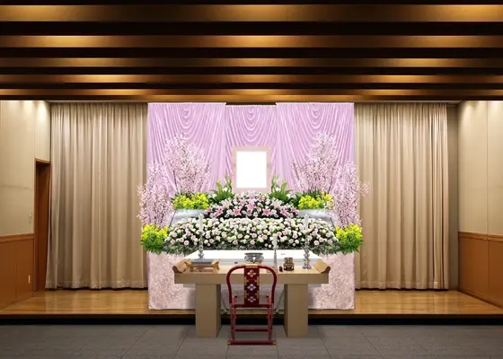 グローバルケアで葬儀を行なった写真