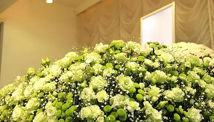 グローバルケアで葬儀を行なった写真