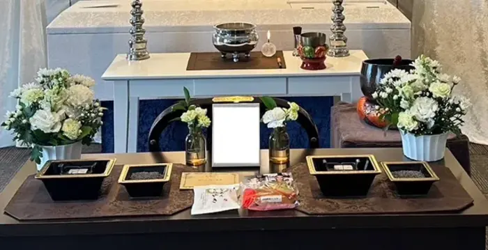 格安葬儀のプレミア葬祭で葬儀を行なった写真