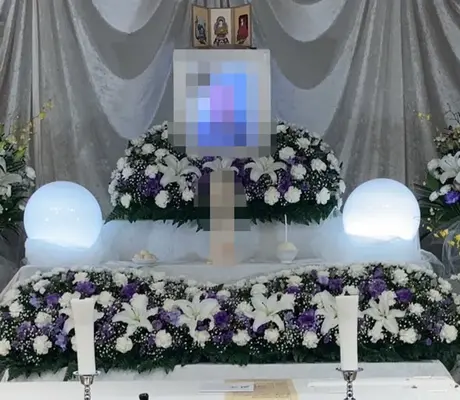 格安葬儀のプレミア葬祭で葬儀を行なった写真