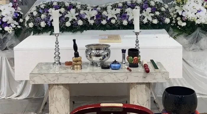 格安葬儀のプレミア葬祭で葬儀を行なった写真