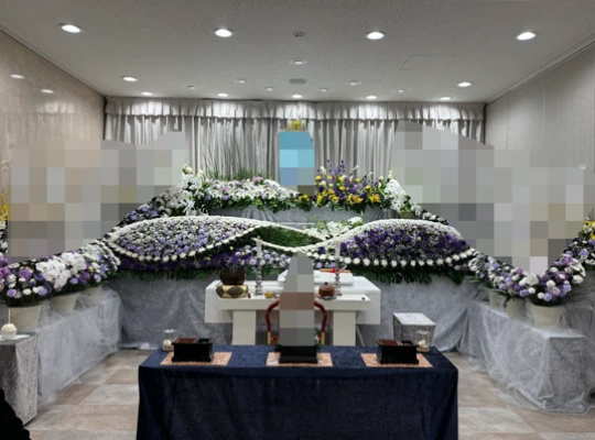 格安葬儀のプレミア葬祭で葬儀を行なった写真