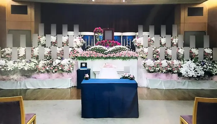 府中の森市民聖苑で葬儀を行なった写真