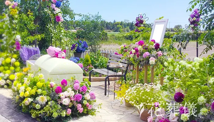 花葬儀で葬儀を行なった写真