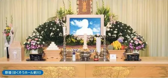 株式会社　札幌北葬（ほくそうホール新川）で葬儀を行なった写真