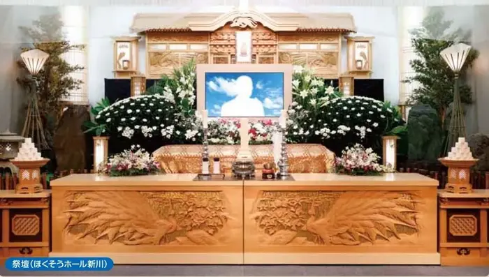 株式会社　札幌北葬（ほくそうホール新川）で葬儀を行なった写真