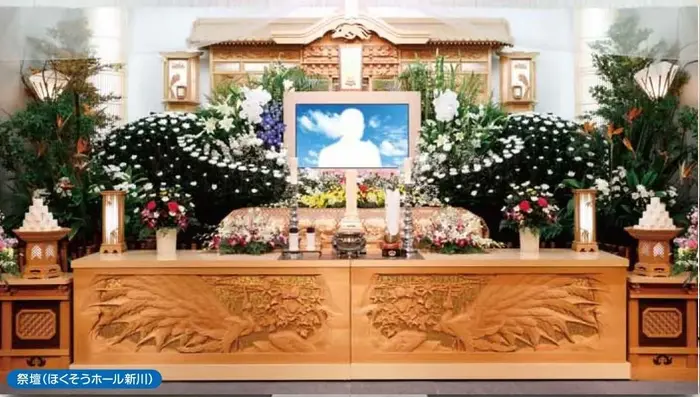 株式会社　札幌北葬（ほくそうホール新川）で葬儀を行なった写真