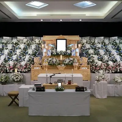 東都博善社で葬儀を行なった写真