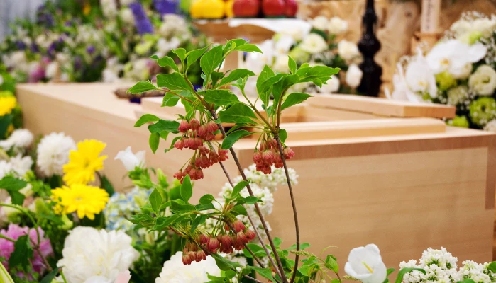 帝都典礼で葬儀を行なった写真