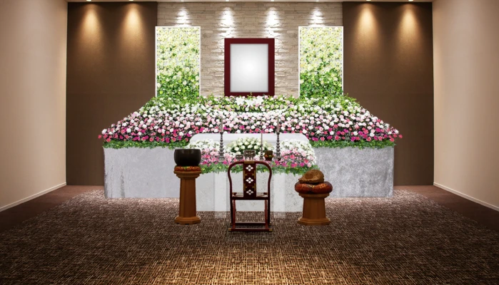 帝都典礼で葬儀を行なった写真