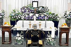 生花祭壇 家族葬プラン