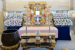 彫刻祭壇　家族葬プラン