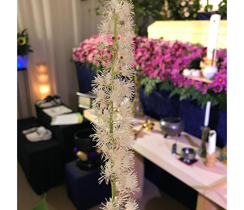 「花づくし、心づくし」の祭壇