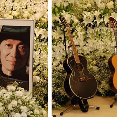 永桶祭典で葬儀を行なった写真