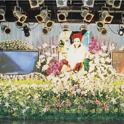 永桶祭典で葬儀を行なった写真