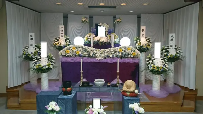 (株)宇野葬儀社で葬儀を行なった写真