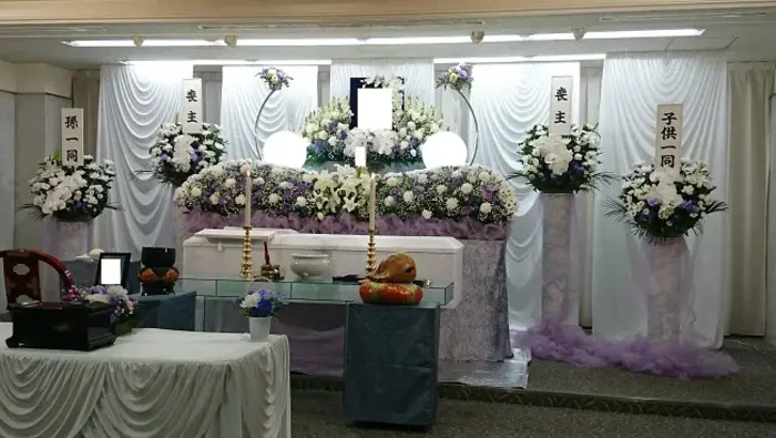 (株)宇野葬儀社で葬儀を行なった写真