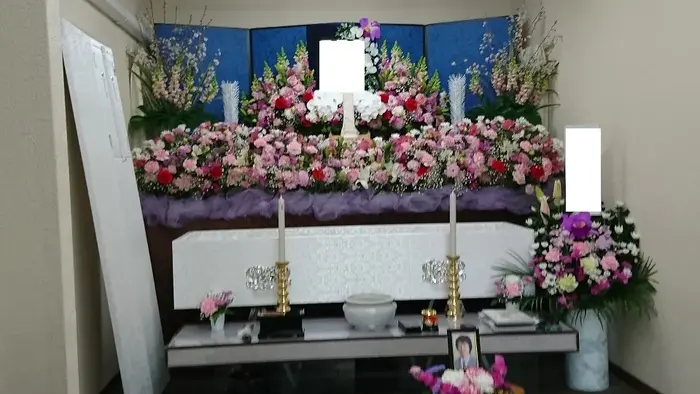 (株)宇野葬儀社で葬儀を行なった写真