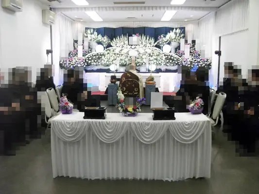 (株)宇野葬儀社で葬儀を行なった写真