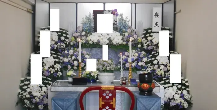 (株)宇野葬儀社で葬儀を行なった写真