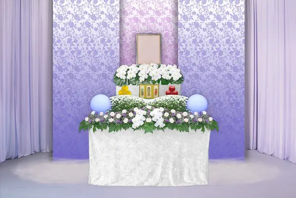 金周内田で葬儀を行なった写真