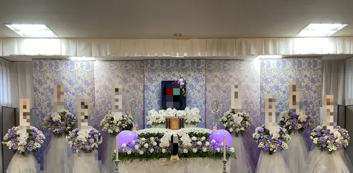 金周内田で葬儀を行なった写真