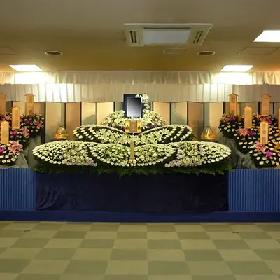 金周内田で葬儀を行なった写真