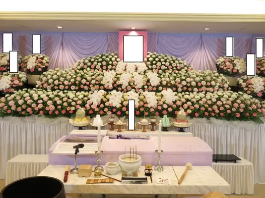 石山葬儀社で葬儀を行なった写真