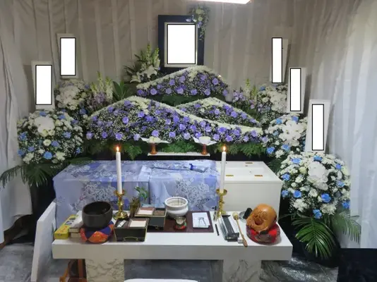 石山葬儀社で葬儀を行なった写真