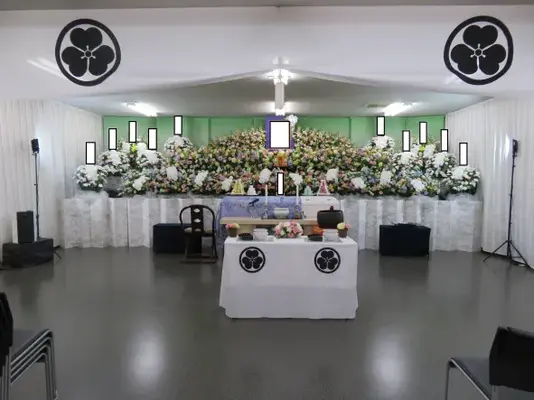 石山葬儀社で葬儀を行なった写真