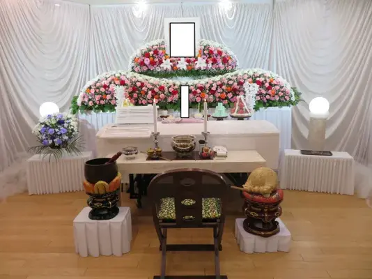 石山葬儀社で葬儀を行なった写真