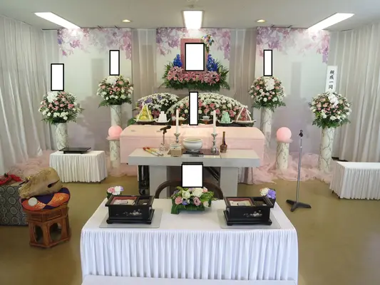 石山葬儀社で葬儀を行なった写真